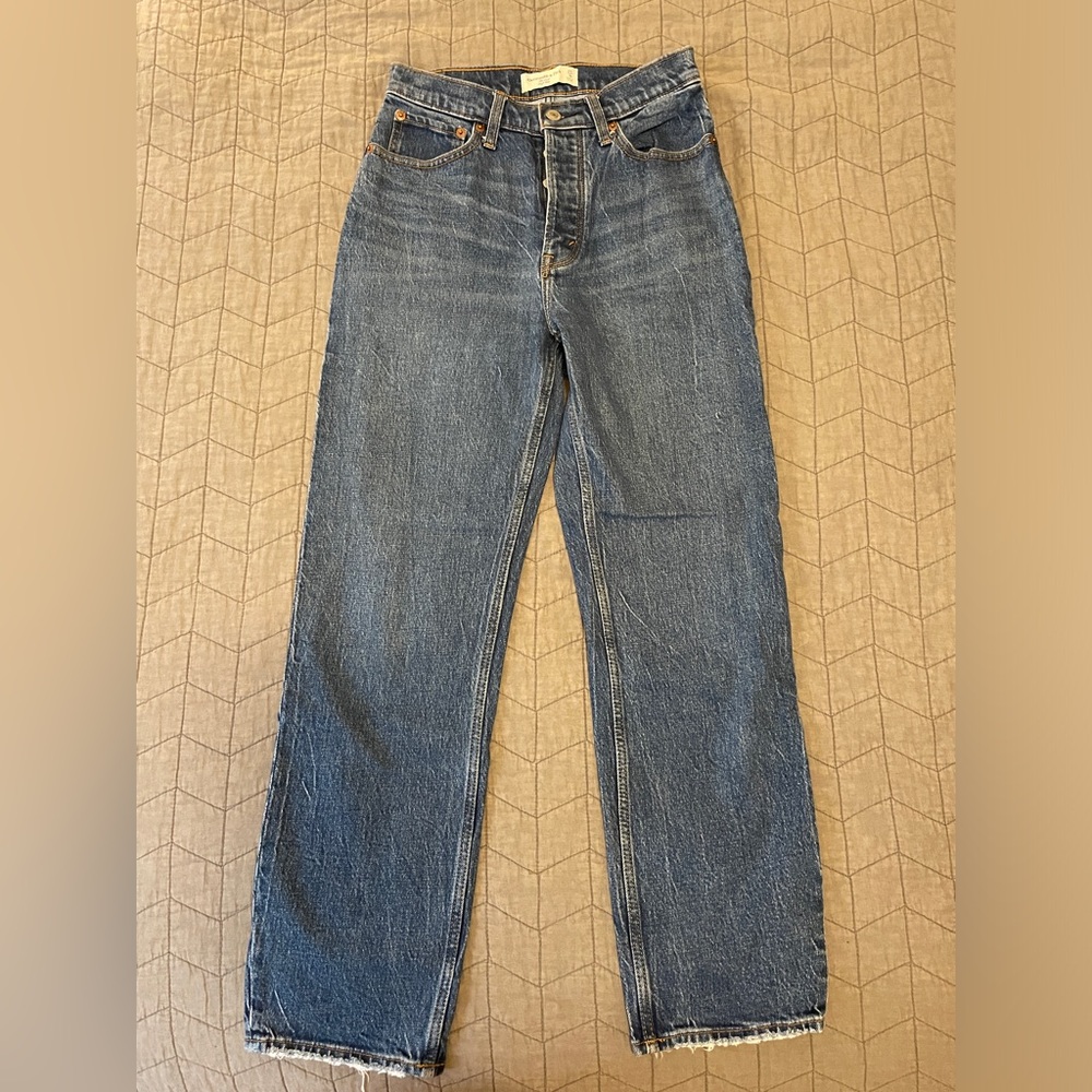 Abercrombie & fitch dads 90s high rise jeans size 25